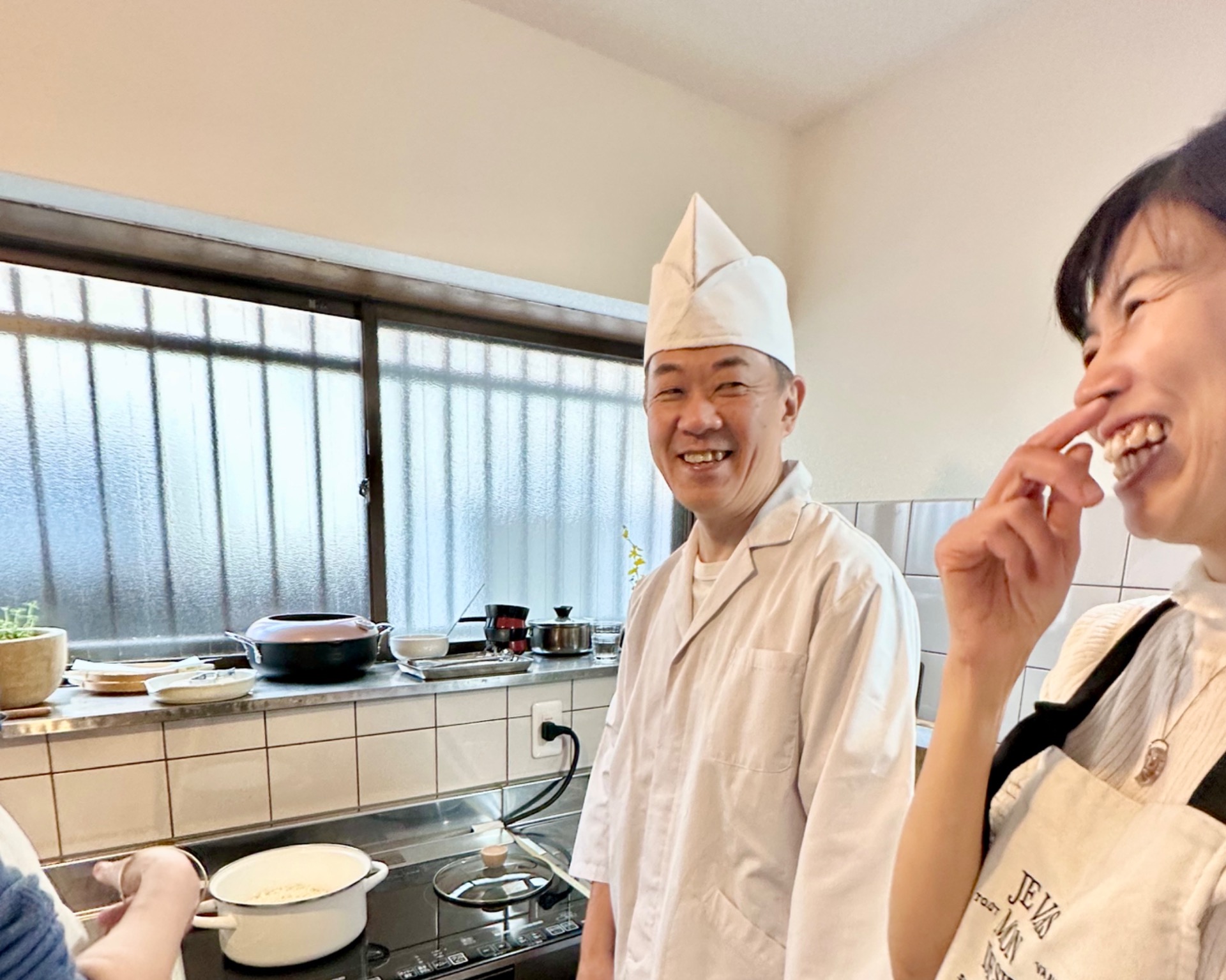 A couple who run cooking classes