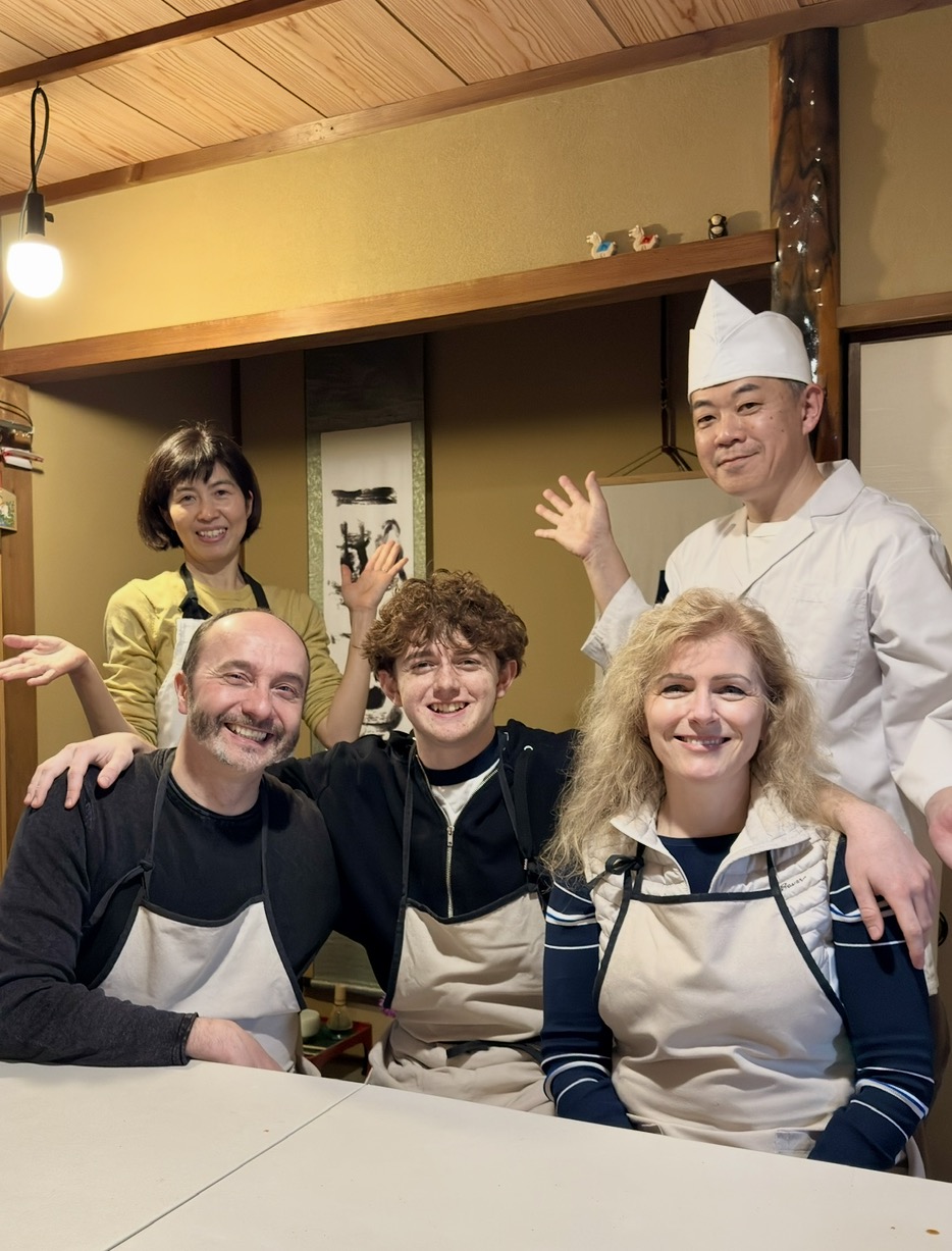 private vegan cooking class Kyoto family