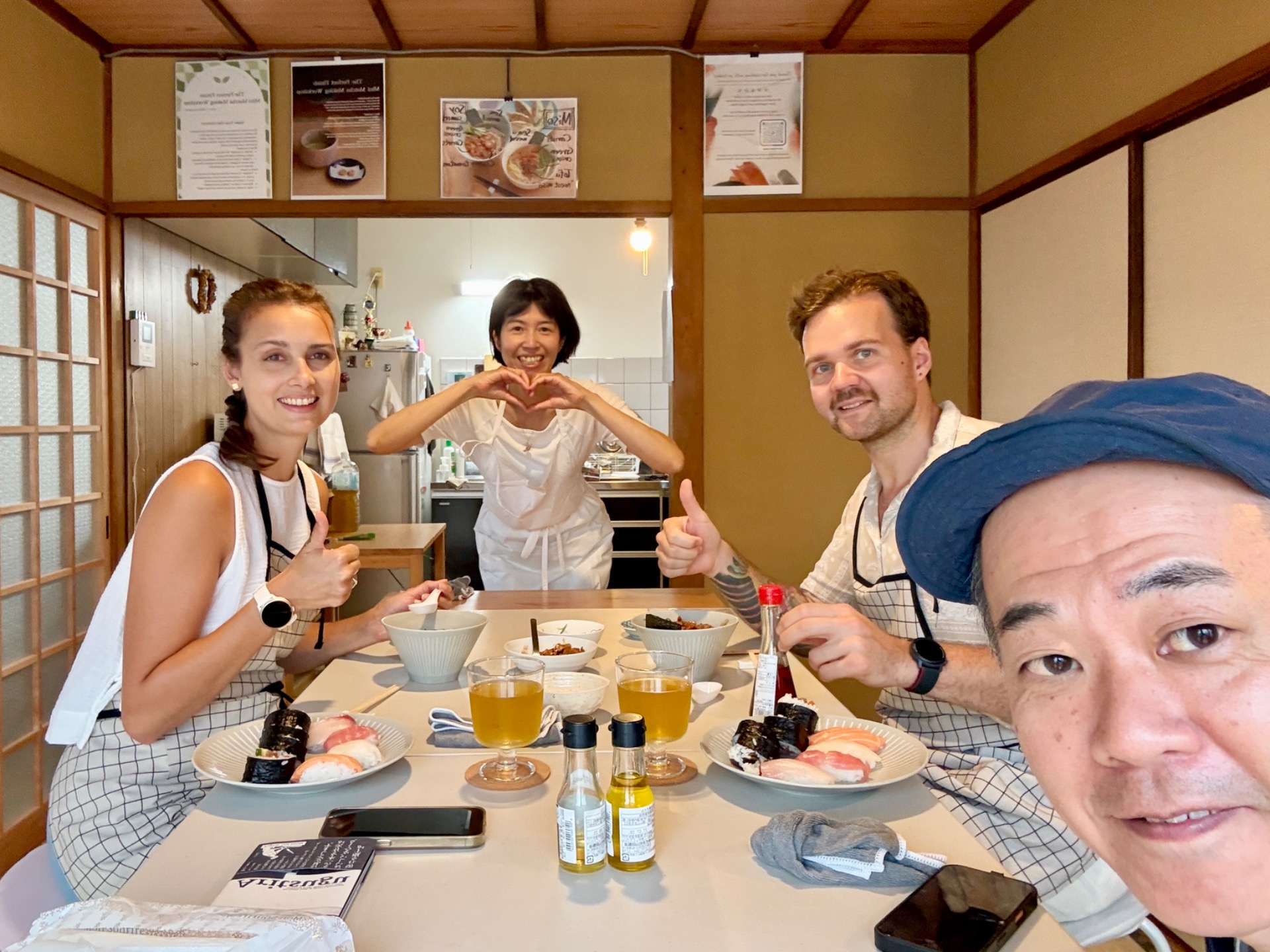 Ramen, Sushi & Matcha Cooking Class